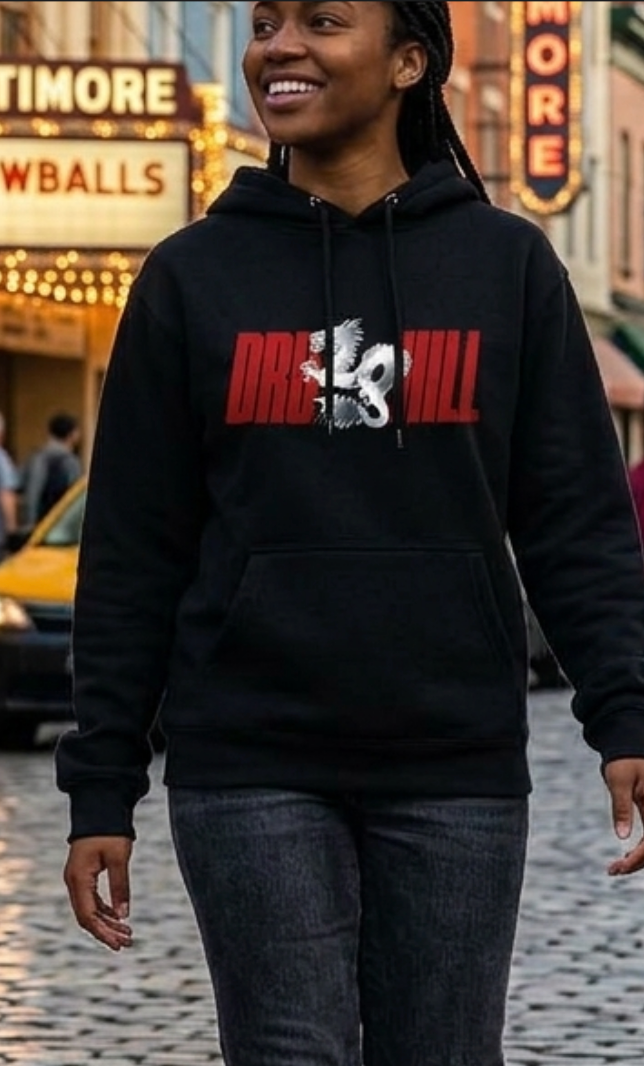 DRU HILL LOGO HOODIE